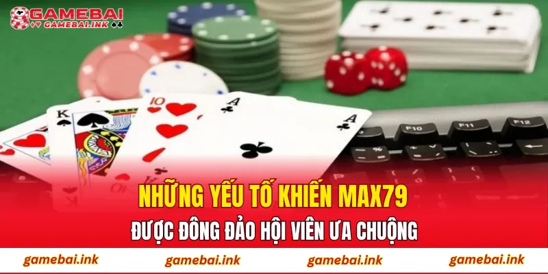 MAX79 – Sân Chơi Rinh Thưởng Hàng Đầu Được Newbie Quan Tâm 3 Những yếu tố khiến MAX79 được đông đảo hội viên ưa chuộng